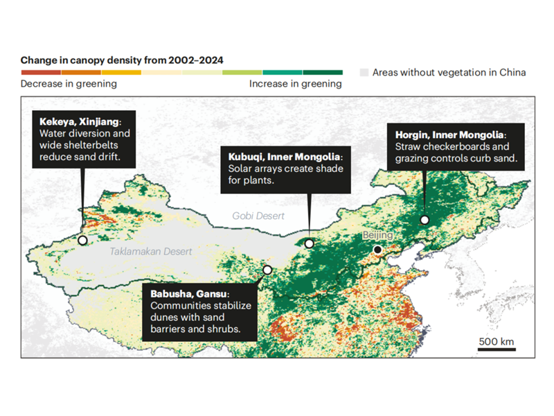 上海交大设计学院陈睿山教授团队“三北”工程研究，为全球荒漠化治理提供“中国方案”