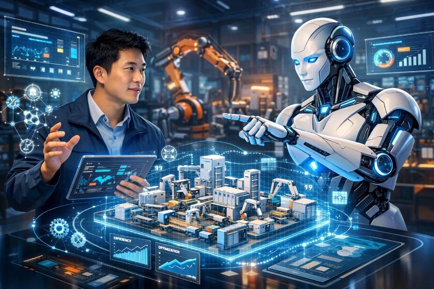 AI+生产系统建模与仿真，助力创新实践与自主探索能力培养