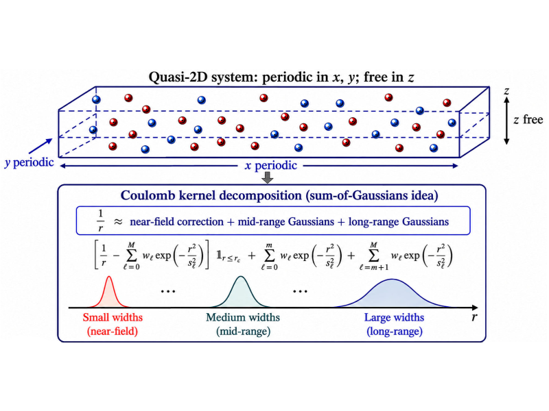 上海交大数学科学学院徐振礼团队在准二维库仑系统的算法研究领域取得重要进展